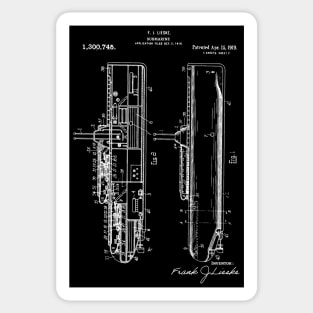 Submarine Print Submarine Patent / Submarine Art Blueprint Submarine Sticker